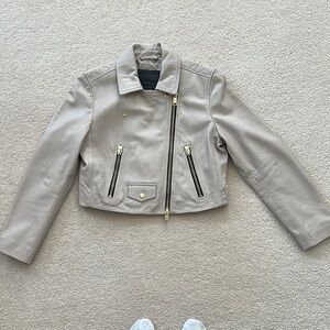 Women's Tan Leather Jacket
